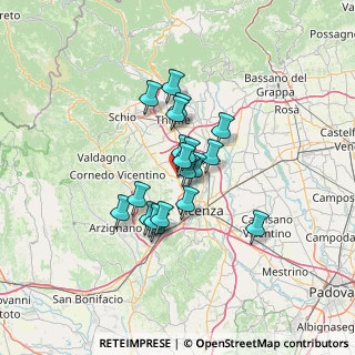 Mappa Via Cesare Battisti, 36030 Costabissara VI, Italia (9.25579)