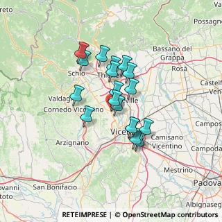 Mappa Via Cesare Battisti, 36030 Costabissara VI, Italia (10.04333)
