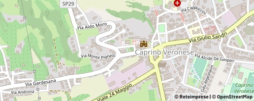 Mappa Caprino Veronese
