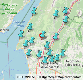 Mappa Piazza Unita' D' Italia, 37013 Caprino Veronese VR, Italia (7.69556)