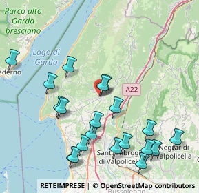 Mappa Via Sandro Pertini, 37013 Caprino Veronese VR, Italia (8.905)