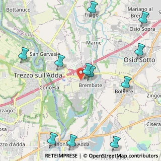 Mappa Via 1º Maggio, 24041 Brembate BG, Italia (2.76636)