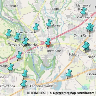 Mappa Via 1º Maggio, 24041 Brembate BG, Italia (3.03)
