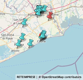 Mappa Via Firenze, 30021 Caorle VE, Italia (14.501)