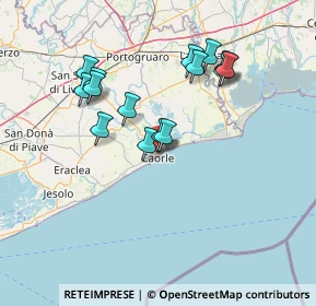 Mappa Via Firenze, 30021 Caorle VE, Italia (13.08733)