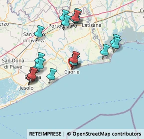 Mappa Via Firenze, 30021 Caorle VE, Italia (15.079)