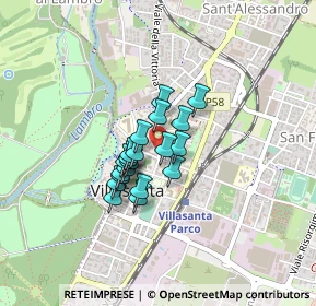 Mappa Piazza Martiri della Libertà, 20852 Villasanta MB, Italia (0.2585)