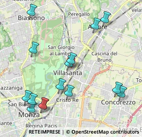 Mappa Piazza Martiri della Libertà, 20852 Villasanta MB, Italia (2.42)