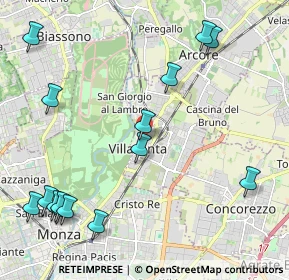 Mappa Piazza Martiri della Libertà, 20852 Villasanta MB, Italia (2.71933)