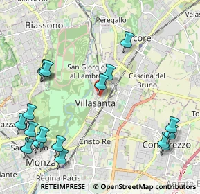 Mappa Piazza Martiri della Libertà, 20852 Villasanta MB, Italia (2.69833)