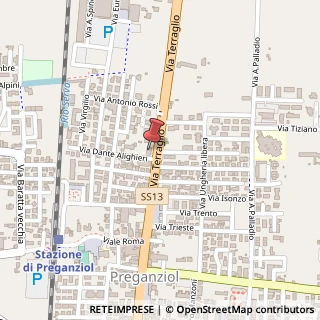 Mappa Via Dante Alighieri, 2/A, 31022 Preganziol, Treviso (Veneto)