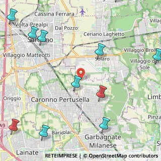 Mappa Via Cascina Selva, 21042 Caronno Pertusella VA, Italia (3.15182)