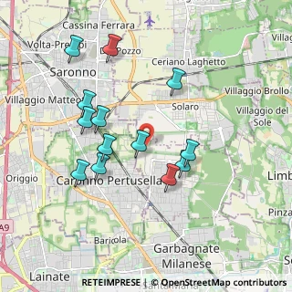 Mappa Via Cascina Selva, 21042 Caronno Pertusella VA, Italia (1.79462)