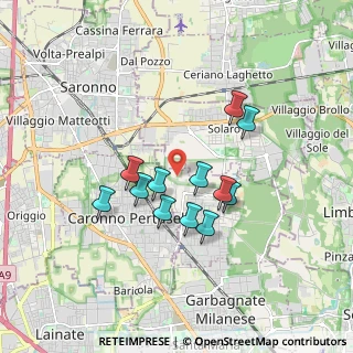 Mappa Via Cascina Selva, 21042 Caronno Pertusella VA, Italia (1.4425)