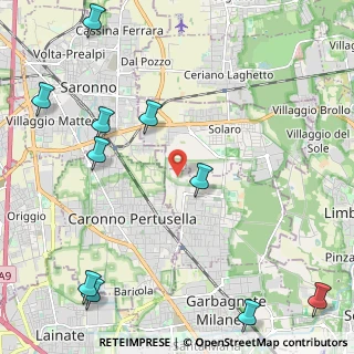 Mappa Via Cascina Selva, 21042 Caronno Pertusella VA, Italia (3.19364)