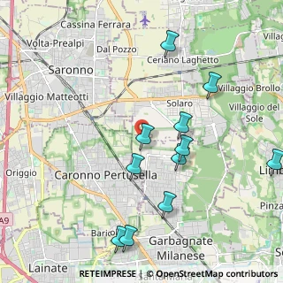 Mappa Via Cascina Selva, 21042 Caronno Pertusella VA, Italia (2.15909)