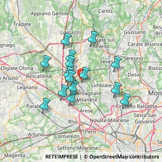 Mappa Via Cascina Selva, 20031 Cesate MI, Italia (5.97533)