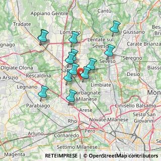 Mappa Via Cascina Selva, 20031 Cesate MI, Italia (6.13615)