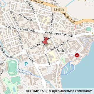 Mappa Via Bezzecca, 8, 25087 Salò, Brescia (Lombardia)