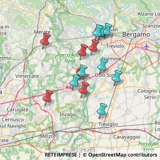 Mappa Via Camillo Benso Cavour, 20056 Trezzo sull'Adda MI, Italia (6.60769)