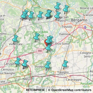 Mappa Via Camillo Benso Cavour, 20056 Trezzo sull'Adda MI, Italia (9.5595)