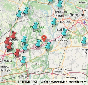 Mappa Via Camillo Benso Cavour, 20056 Trezzo sull'Adda MI, Italia (10.1375)