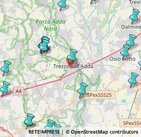 Mappa Via Camillo Benso Cavour, 20056 Trezzo sull'Adda MI, Italia (5.927)