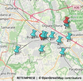 Mappa Via Pordenone, 21052 Busto Arsizio VA, Italia (3.16)