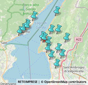 Mappa Via Volpara, 37010 Torri del Benaco VR, Italia (6.23706)