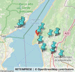 Mappa Via Volpara, 37010 Torri del Benaco VR, Italia (6.81941)