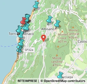 Mappa Via Volpara, 37010 Torri del Benaco VR, Italia (1.13833)