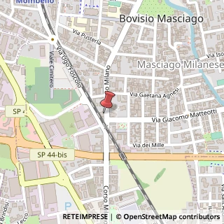 Mappa Corso Milano, 62, 20813 Bovisio-Masciago, Monza e Brianza (Lombardia)