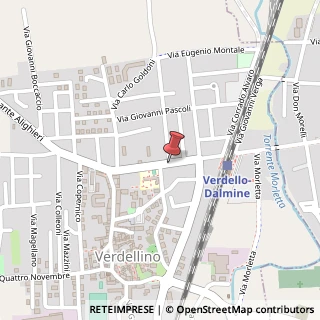 Mappa Via Vittorio Alfieri,  1, 24049 Verdellino, Bergamo (Lombardia)
