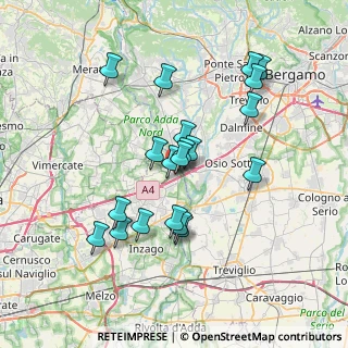 Mappa Via XXV Aprile, 20056 Trezzo sull'Adda MI, Italia (6.5715)
