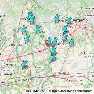 Mappa Via XXV Aprile, 20056 Trezzo sull'Adda MI, Italia (7.79)