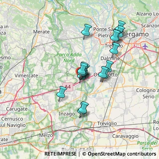 Mappa Via XXV Aprile, 20056 Trezzo sull'Adda MI, Italia (5.65722)