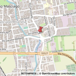 Mappa Via Comasinella, 11, 20813 Bovisio-Masciago, Monza e Brianza (Lombardia)