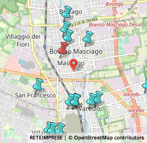 Mappa Via Sant'Aquilino, 20813 Bovisio-Masciago MB, Italia (1.20067)