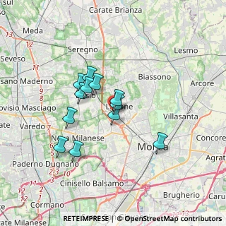 Mappa Lissone-Muggiò, 20851 Lissone MB, Italia (2.75083)