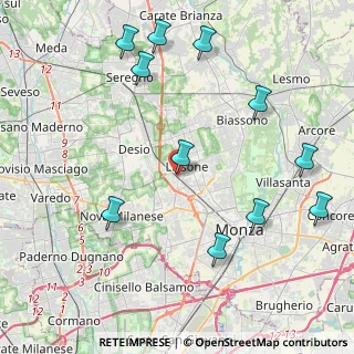 Mappa Lissone-Muggiò, 20851 Lissone MB, Italia (4.91364)