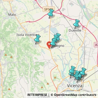Mappa Via Redipuglia, 36030 Motta VI, Italia (5.10385)