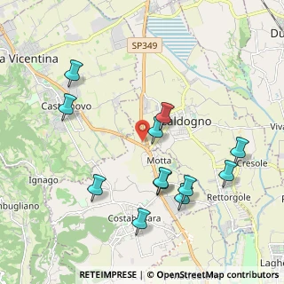 Mappa Via Redipuglia, 36030 Motta VI, Italia (2.0825)