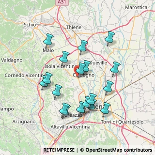 Mappa Via Redipuglia, 36030 Motta VI, Italia (7.3)