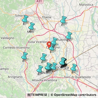 Mappa Via Redipuglia, 36030 Motta VI, Italia (7.8685)