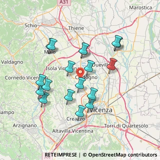 Mappa Via Redipuglia, 36030 Motta VI, Italia (6.90944)