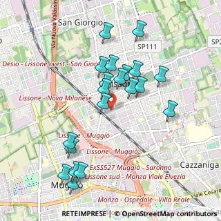 Mappa Via General Guidoni, 20851 Lissone MB, Italia (0.934)