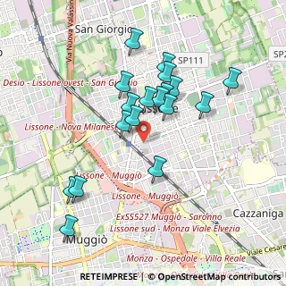 Mappa Via General Guidoni, 20851 Lissone MB, Italia (0.84278)