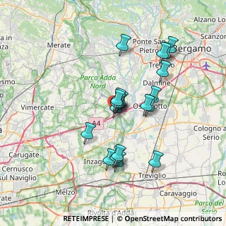 Mappa Via del Chioso, 20056 Trezzo sull'Adda MI, Italia (5.949)