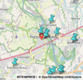 Mappa Via del Chioso, 20056 Trezzo sull'Adda MI, Italia (2.50231)