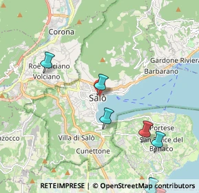 Mappa Via S. Bernardino, 25087 Salò BS, Italia (3.475)